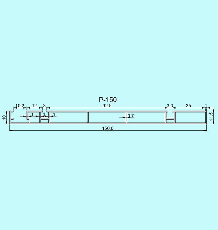 PlasTec, Données techniques | PlasTec Profilés de finition intérieur