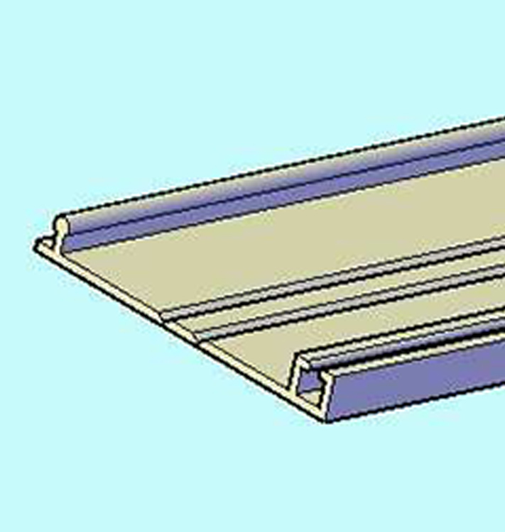 Clipprofiel 3D tekening 06