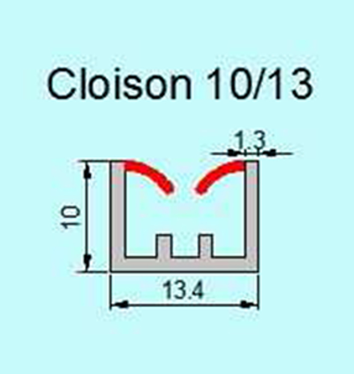 PlasTec Clips profile 10