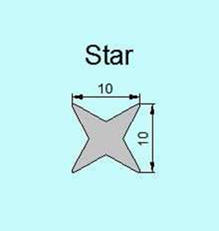 PlasTec standard Sundries & Strips Star 3D