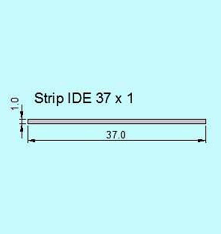 PlasTec standard Strip IDE 37 x 1