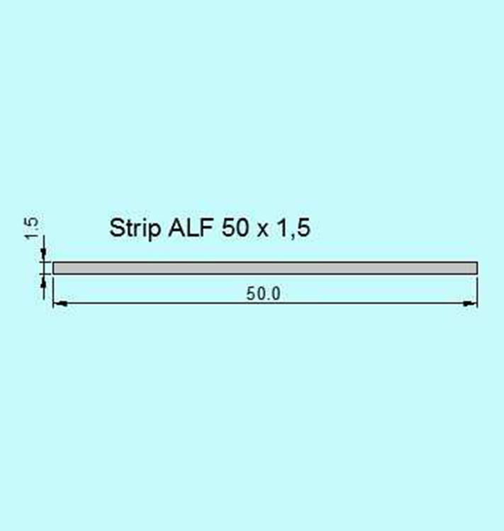 PlasTec standard Strip ALF 50 x 1.5