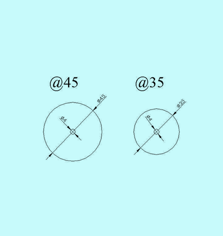 PlasTec standard Profile @45 and @35